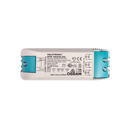 Zasilacz halogenowy 50-150W 230V 12V HTM-150/230-2 -zdjęcie numer 1