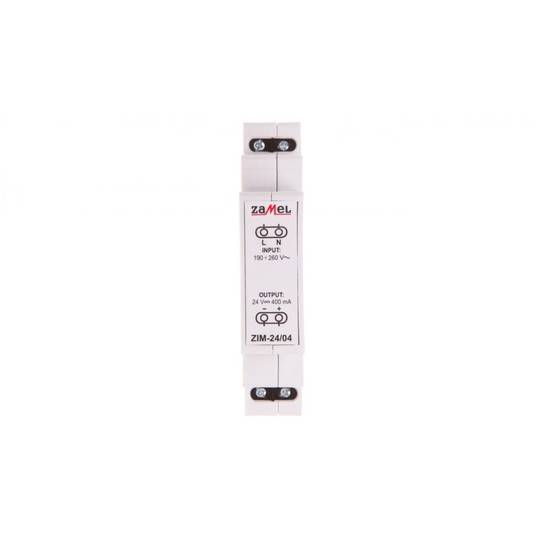 Zasilacz impulsowy 230VAC/24VDC 0,4A ZIM-24/04 EXT -zdjęcie numer 1
