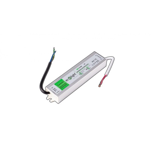 Zasilacz LED hermetyczny 60W 12V 5A 180x40x22 -zdjęcie numer 1