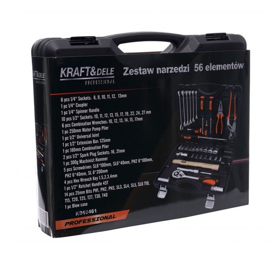 ZESTAW NARZĘDZI 56 el. KD10461 -zdjęcie numer 6