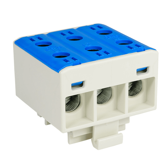 Złączka przelotowa WLZ35/3x35/n, niebieska -zdjęcie numer 1