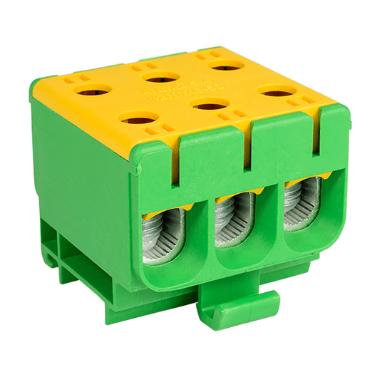 Złączka przelotowa WLZ35/3x50/z, żółto-zielona -zdjęcie numer 1