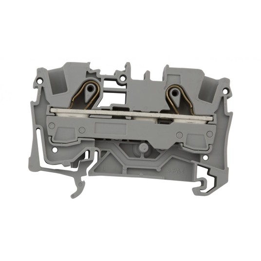 Złączka szynowa 2-przewodowa 6mm2 szara /50szt./ -zdjęcie numer 1