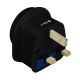 Adapter podróżny UK PF01GB-B czarny -zdjęcie numer 2