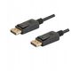 Kabel DisplayPort M/M 4K 1.8m czarny CA -zdjęcie numer 3