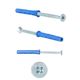 Kołek uniwersalny 4ALL 10mm z wkrętem 6x60mm /25sz -zdjęcie numer 3
