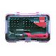 Komplet 67 cz. wkrętak, groty PCV BOX MN-14-207 -zdjęcie numer 1
