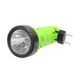Latarka ręczna 1-LED TS-1124 z akumulatorem, zielo -zdjęcie numer 2