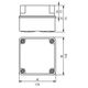 Obudowa hermetyczna 108x108x76 IP65 OH-1B.1 29.15 -zdjęcie numer 6