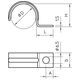 Uchwyt metalowy do kabli 20mm 1015 20 G 1009230 /1 -zdjęcie numer 3