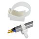 Uchwyt paskowy 21mm 60mm UP-50 biały 12.3 /10szt./ -zdjęcie numer 1