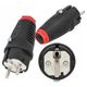 Wtyczka gumowa 16A 2P+Z 230V UNI-SCHUKO IP54 TAURU -zdjęcie numer 1