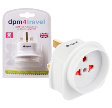 Adapter podróżny UK PF01GB-W biały