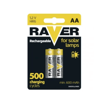 Akumulator Ni-MH R6 / AA 600mAh RAVER SOLAR /blist