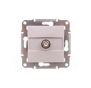 ASFORA Gniazdo SAT końcowe bez ramki aluminium EPH