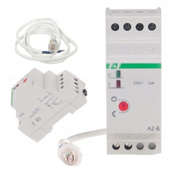 Automat zmierzchowy 16A 230V 2-1000lx DIN AZ-B