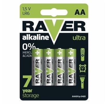 Bateria alkaliczna LR6 / AA 1,5V RAVER