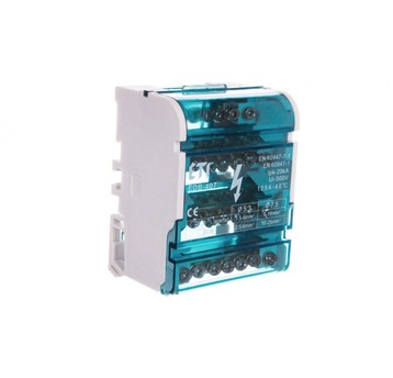 Blok rozdzielczy 125A 4P 7-zaciskowy EDB-407 00110