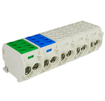 Blok rozdzielczy LK70/50-5 SSSNZ, 1000V AC/DC, 5x(