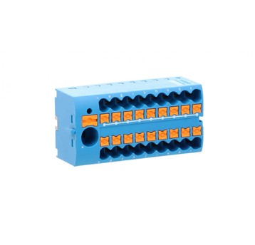 Blok rozdzielczy PTFIX 6/18X2,5-NS35A BU, niebiesk