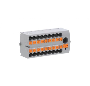 Blok rozdzielczy PTFIX 6/18X2,5-NS35A GY, szare zł