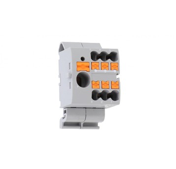 Blok rozdzielczy PTFIX 6/6X2,5-NS35A GY, szare