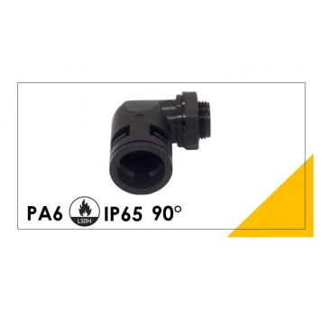 Dławik do peszla 90 ANA-QUICK M20x1,5-NW17 - BLACK