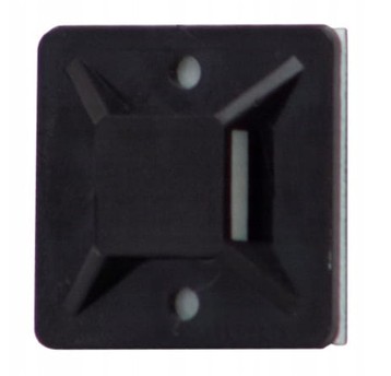 Element mocujący opask 19x19mm czarny/100szt
