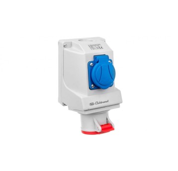 Gniazdo 16A 4P 400V IP44 GSC stałe KOMBI GSC-16A/4
