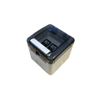 Gniazdo hermetyczne, szczelne 2 x RJ45 IP66 natynk