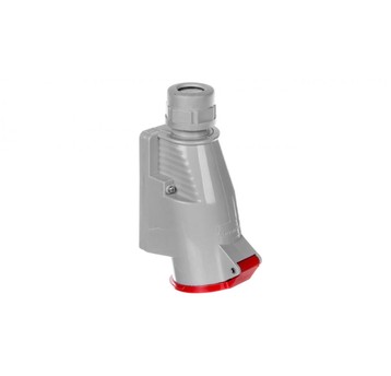 Gniazdo izolacyjne stałe 5P 32A 250/400V czerwone