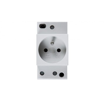 Gniazdo modułowe 2P+Z 10/16A 230V na szynę 0024140