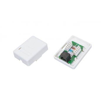 Gniazdo natynkowe UTP kat.6 1xRJ45