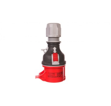 Gniazdo przenośne 16A 4P 400V czerwone TWIST GPP 1