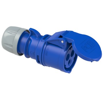 Gniazdo przenośne 32A 3P 230V niebieskie IP44 SHAR