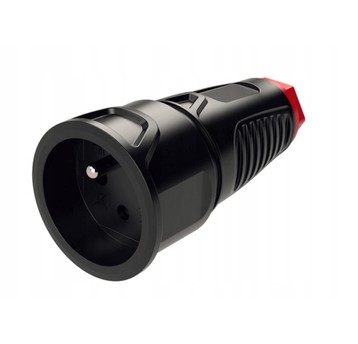 Gniazdo przenośne gumowe 16A 2P+Z 230V IP20 TAURUS