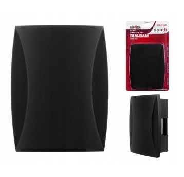 Gong dwutonowy BIM-BAM czarny GNS-921-CZN SUN10000