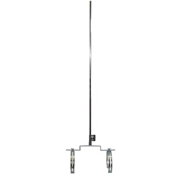 Iglica gąsiorowa podwójna L-1000mm fi 12mm alumini