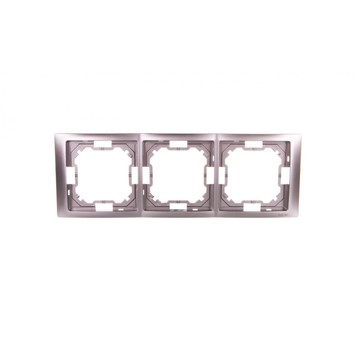 imon Basic Neos Ramka potrójna stal inox