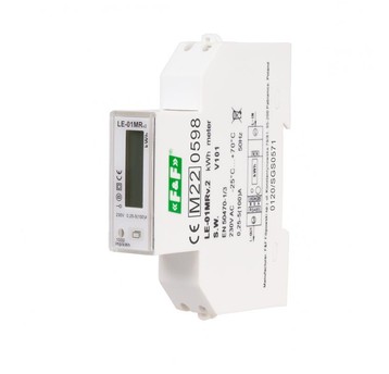 Jednofazowy wskaźnik zużycia energii LE-01MR V.2