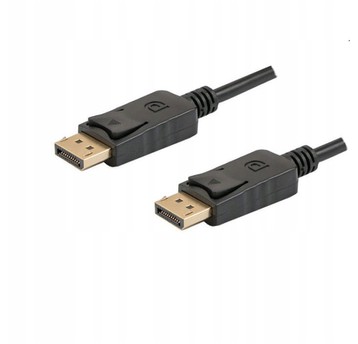 Kabel DisplayPort M/M 4K 1.8m czarny CA