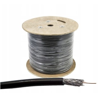 Kabel koncentryczny F690BV + żel Cu czarny