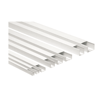 Kanał kablowy z pokrywą CP 120x80 biały /2m/ ECCP1