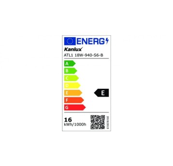 KANLUX Projektor szynowy 18W 4000K czarny 33133