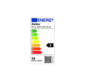 KANLUX Projektor szynowy 30W 3000K czarny 33135