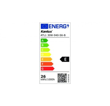 KANLUX Projektor szynowy 30W 4000K czarny 33137