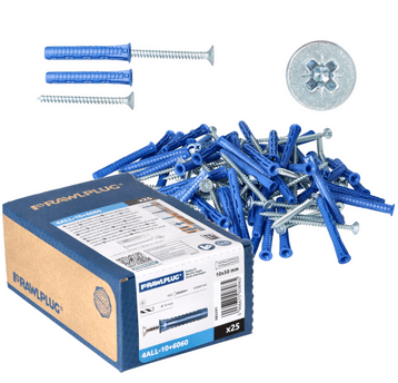 Kołek uniwersalny 4ALL 10mm z wkrętem 6x60mm /25sz