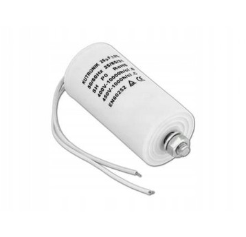 Kondensator silnikowy 25uF/450VAC z przewodem