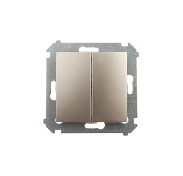 Łącznik schodowy podwójny (moduł) 10AX 250V, zacis