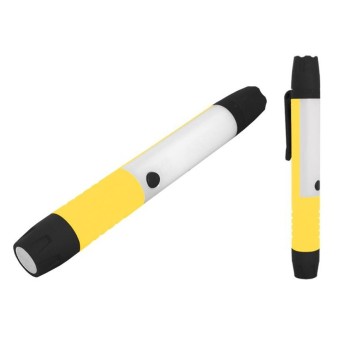 Lampa warsztatowa TS-1835 3W COB+1 LED 3xAAA żółta